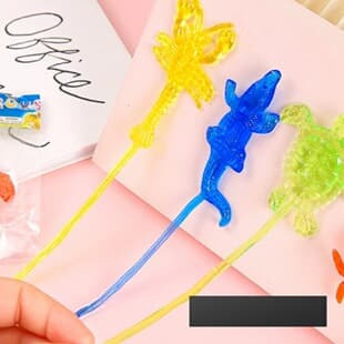 Retro Elastic Sticky Palm Wall Climbing Stress Relief Palm Creative Prank Small Palm Funny Children's Toy