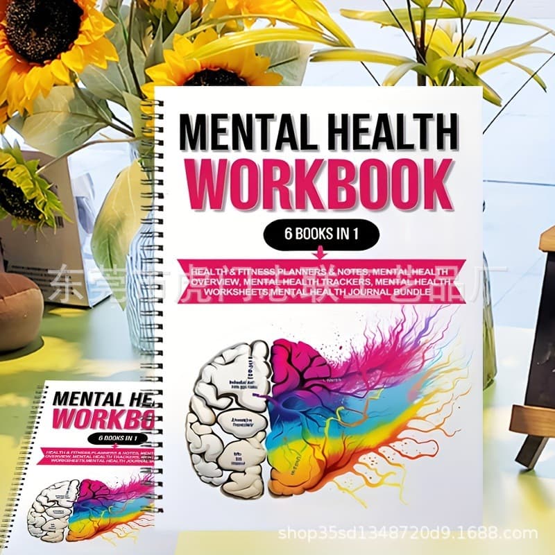 Mental Health Workbook Mental Health Workbook Self-Care Diary Relaxation Guide Spot