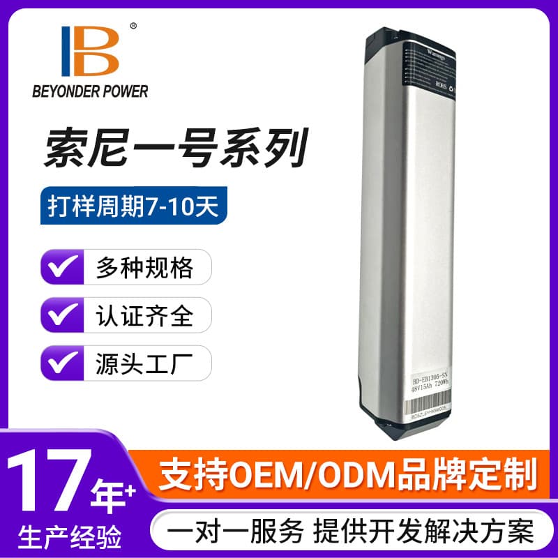 Source Factory Custom Sony 1 48V 15AH Electric Tricycle Bicycle Lithium Battery Portable Battery