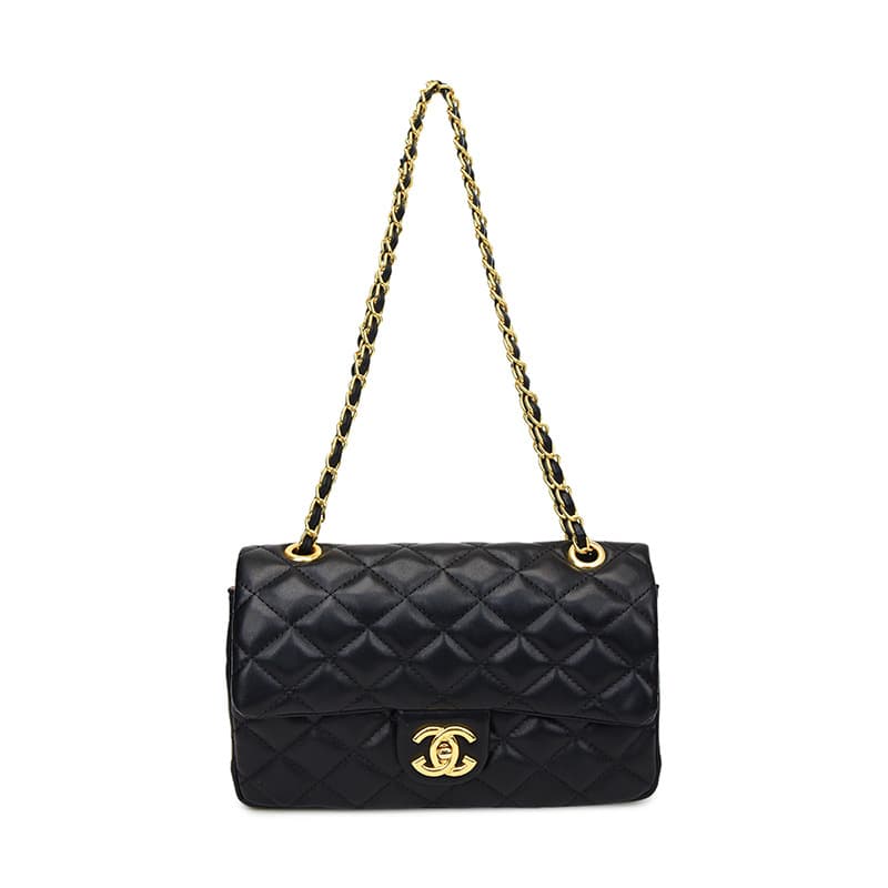 New Cross-border European and American Fashion Single Shoulder Crossbody Women's Bag High-Quality Small Chanel-Style Diamond Quilted Chain Small Square Bag