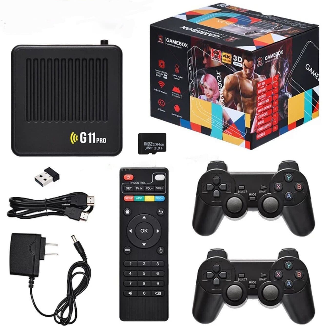 Cross-Border Bestseller G11PRO Dual System Game Console Box 4K HD Massive Games Home Game Console