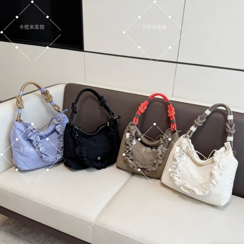 Lulu new product Convertib women's multifunctional pleated bag 6.5L portable shoulder bag cloud bag crossbody bag