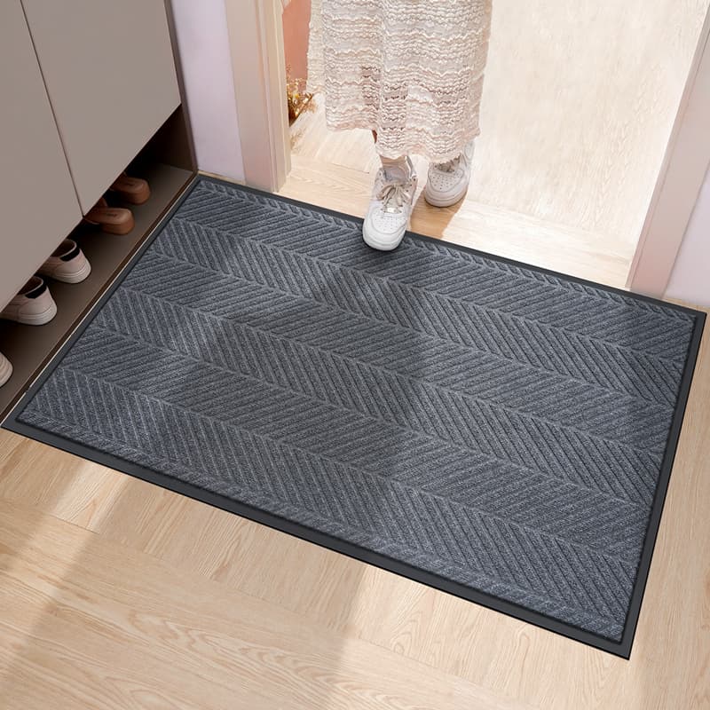 Door Mat Entryway Indoor Outdoor Step Mat Absorbent Non-Slip Pad Household Thickened Door Mat Carpet Entrance Foot Mat