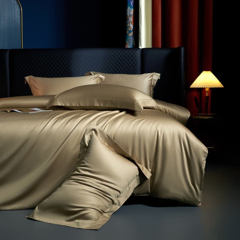 140s Two-Ply Long-Staple Cotton Pure Cotton Bedding Set Luxury Premium Bed Sheets Five-Star Hotel Bed Linens