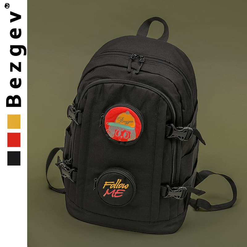 2025 Lightweight Waterproof Backpack for Female Students Middle High School College Campus Dual-Shoulder Bag Weight-Reducing Large Capacity