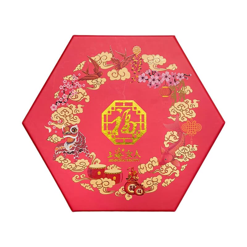 Shanghai Woman Blessing Gift Box 4-Piece Set Vaseline Moisturizing Face Cream Snow Cream Gift Set Holiday Gift Skincare