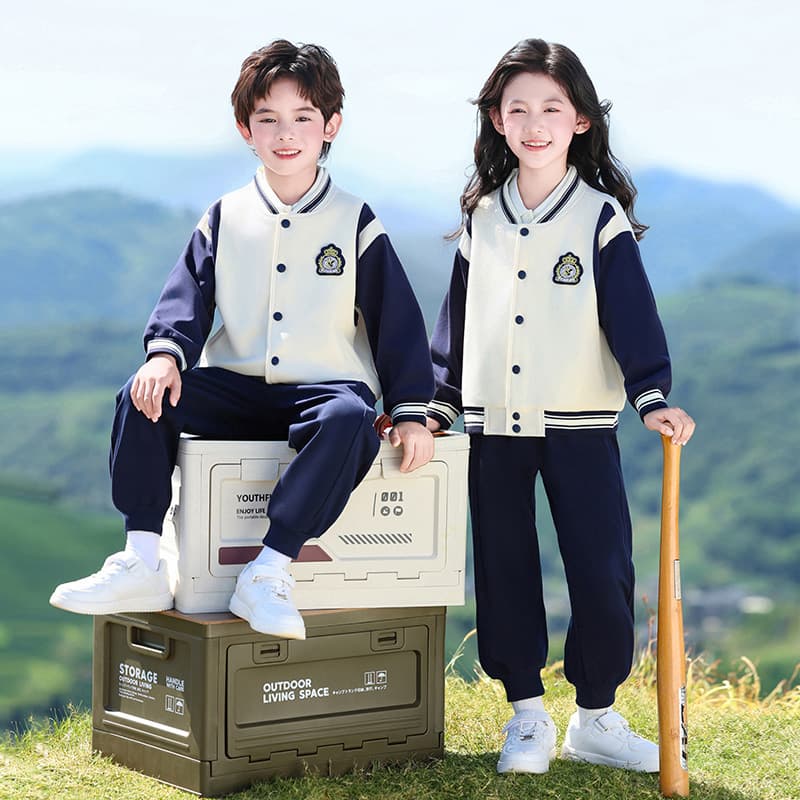 Puppet Bus Kindergarten Uniform College Style Sports Graduation Outfit Primary School Student Uniform Summer Middle School Student Class Wear