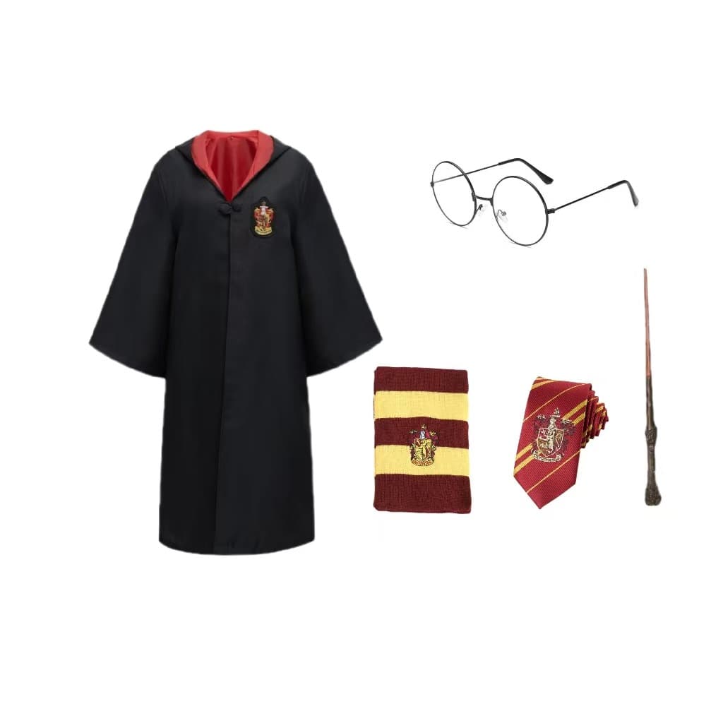 Magic Robe Set Halloween Edition Direct from Manufacturer Wholesale Support Harry Potter Muggle Costume Badge Tie