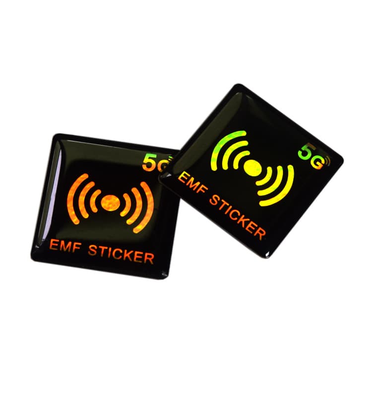Anti-Radiation Stickers Laser Coating Computer Mobile Phone Anti-Radiation Decals Drip Glue Radiation Reduction Stickers