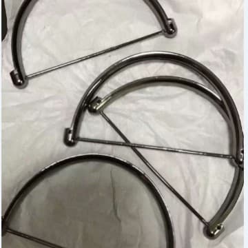 Factory Direct Handbag Luggage Hardware Accessories Decorative Large Handle, High-End Alloy Large D-Shape Handle Wholesale