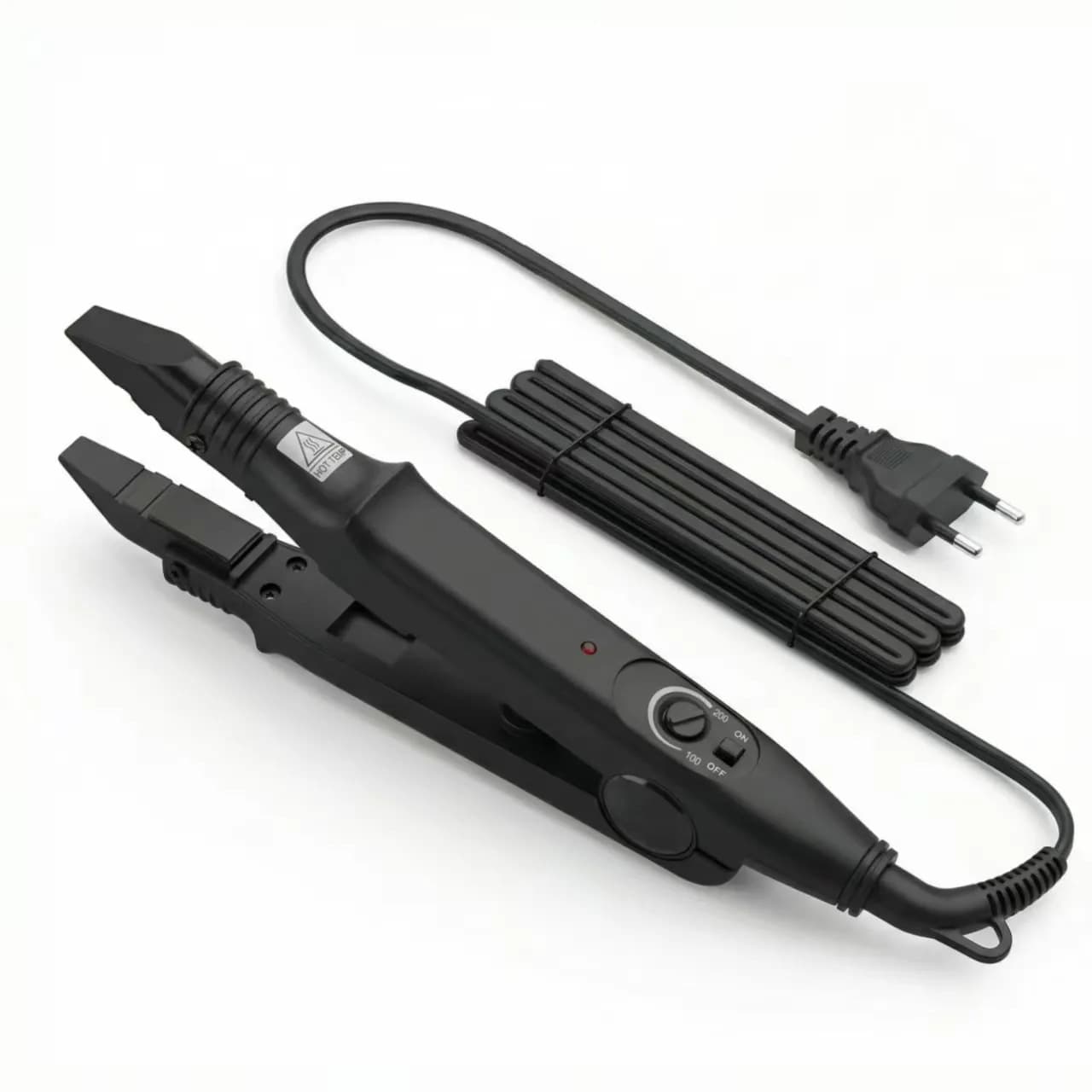 Factory wholesale loof hair extension tool, Teflon heating no-mark hair extension tool, 611 adjustable temperature hair extension pliers