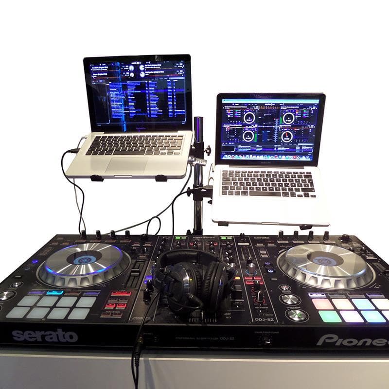 Digital DJ Stand Laptop Notebook Stand DJ Turntable Stand with Tray