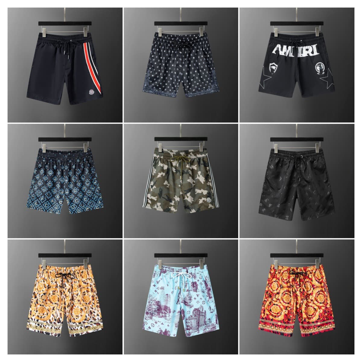 Correct Beach Shorts 2026 Spring/Summer New Short Style Casual Cross-Border Quick-Dry Beach Series Pants for Men and Women European and American
