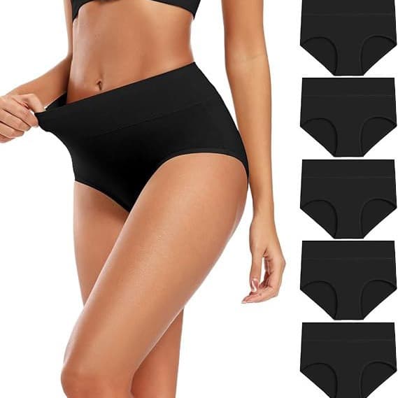 Size cotton women's underwear high waist belly contracting hip lifting underwear popular plus size briefs packaging