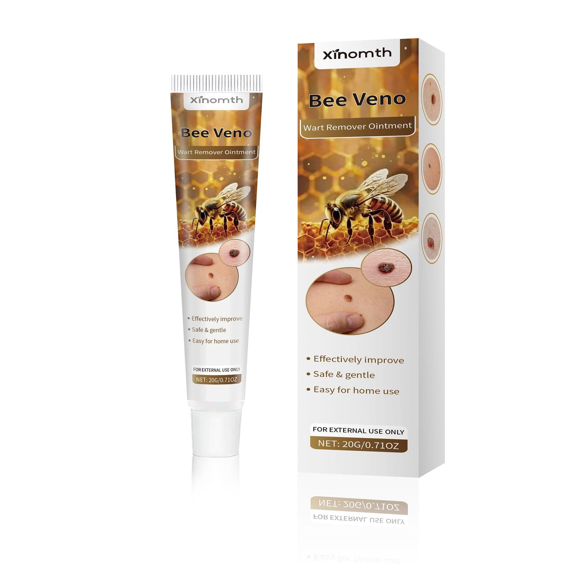 Skin Flat Wart Cream Bee Venom Ke You Ointment Gentle Cleansing Smooth Body Skin Moisturizing Skin Mole Bee Venom Care