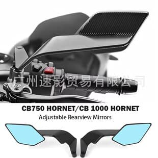 New Blade Style Rearview Mirrors Compatible with Ducati, Kawasaki, CFMOTO, QJMotor, Honda, Yamaha Street Bikes Universal