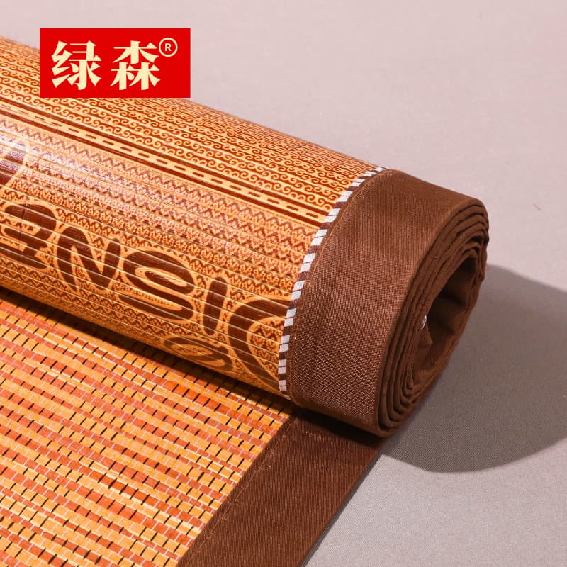 Clearance Bamboo Mat Thickened Household Foldable Pure Bamboo Mat Dual-Sided Student Dormitory Bed Straw Mat