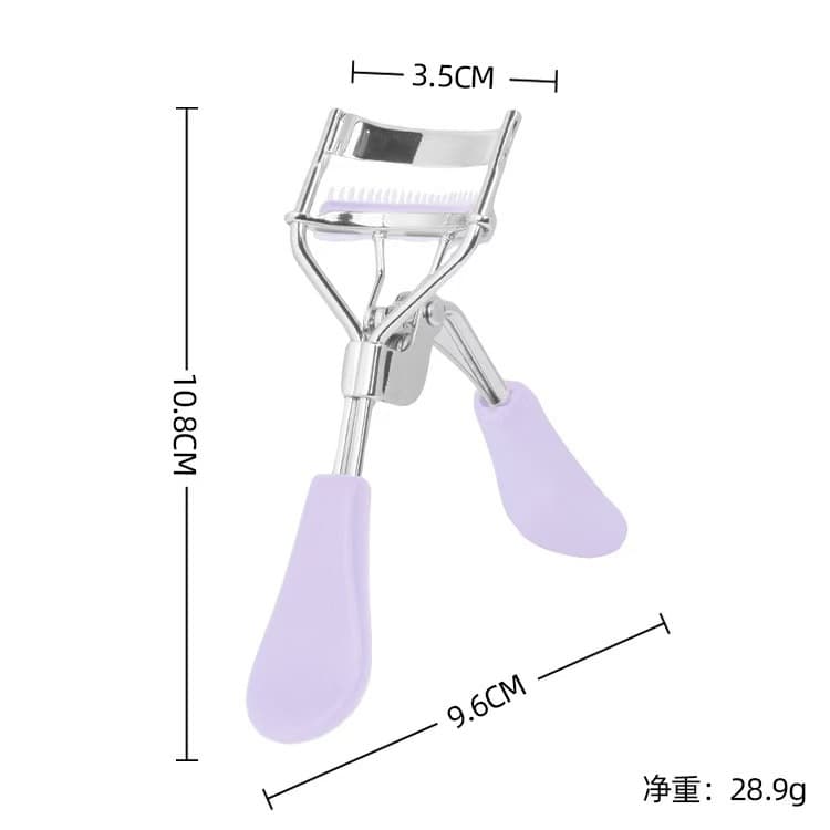 A4 Transparent Wide-Angle Eyelash Curler with Duckbill Handle, Yangjiang Factory Wholesale, Anti-Slip, Exquisite Curling