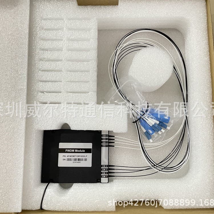 4x4 Channel FWDM Splitter SC UPC LC UPC G657A1 Fiber Optic Equipment FWDM Module