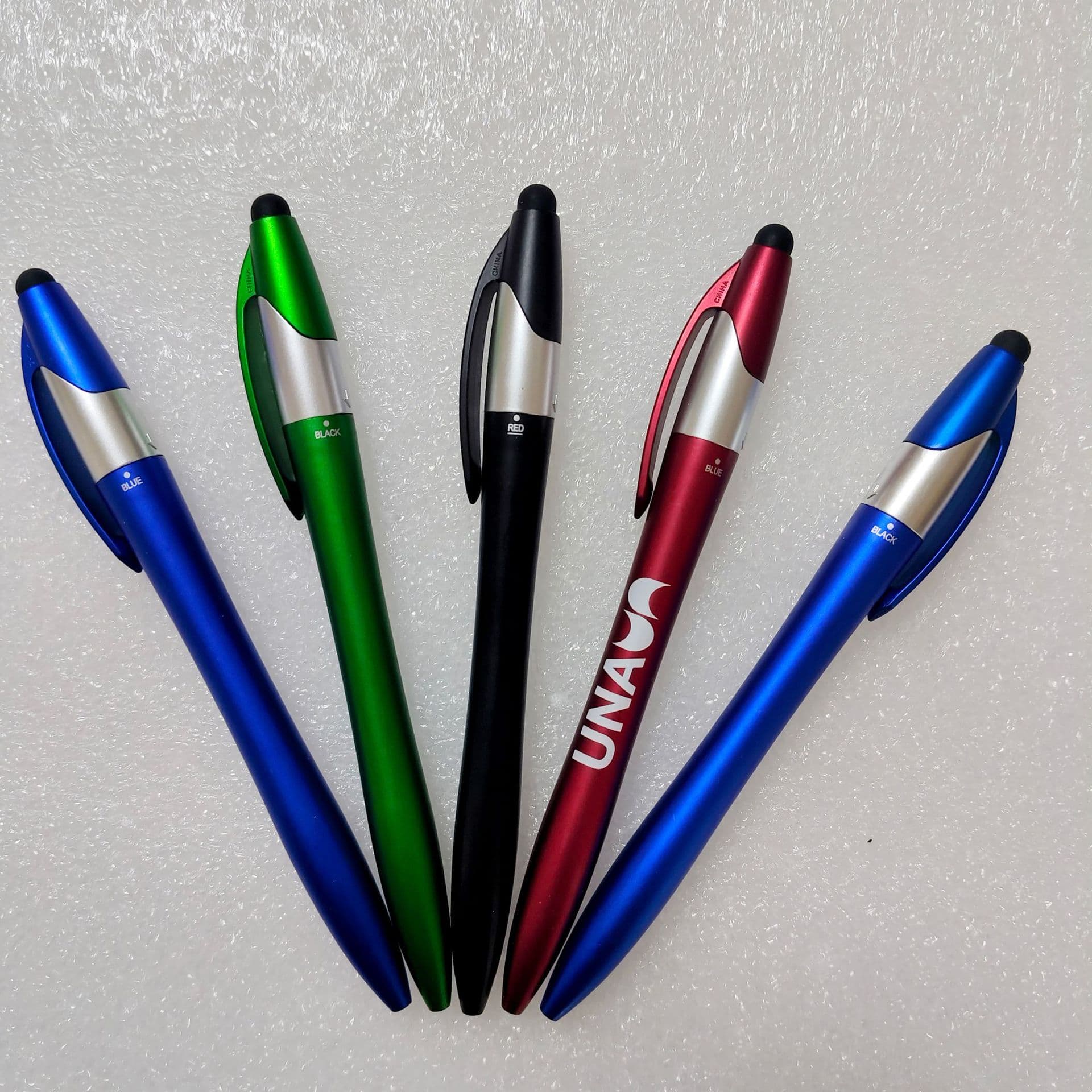 Supply ff-581 4-in-1 Pen New 3-Color Pen + Capacitive Touch Screen Pen Multi-Color Twist 3-Color Capacitive Pen