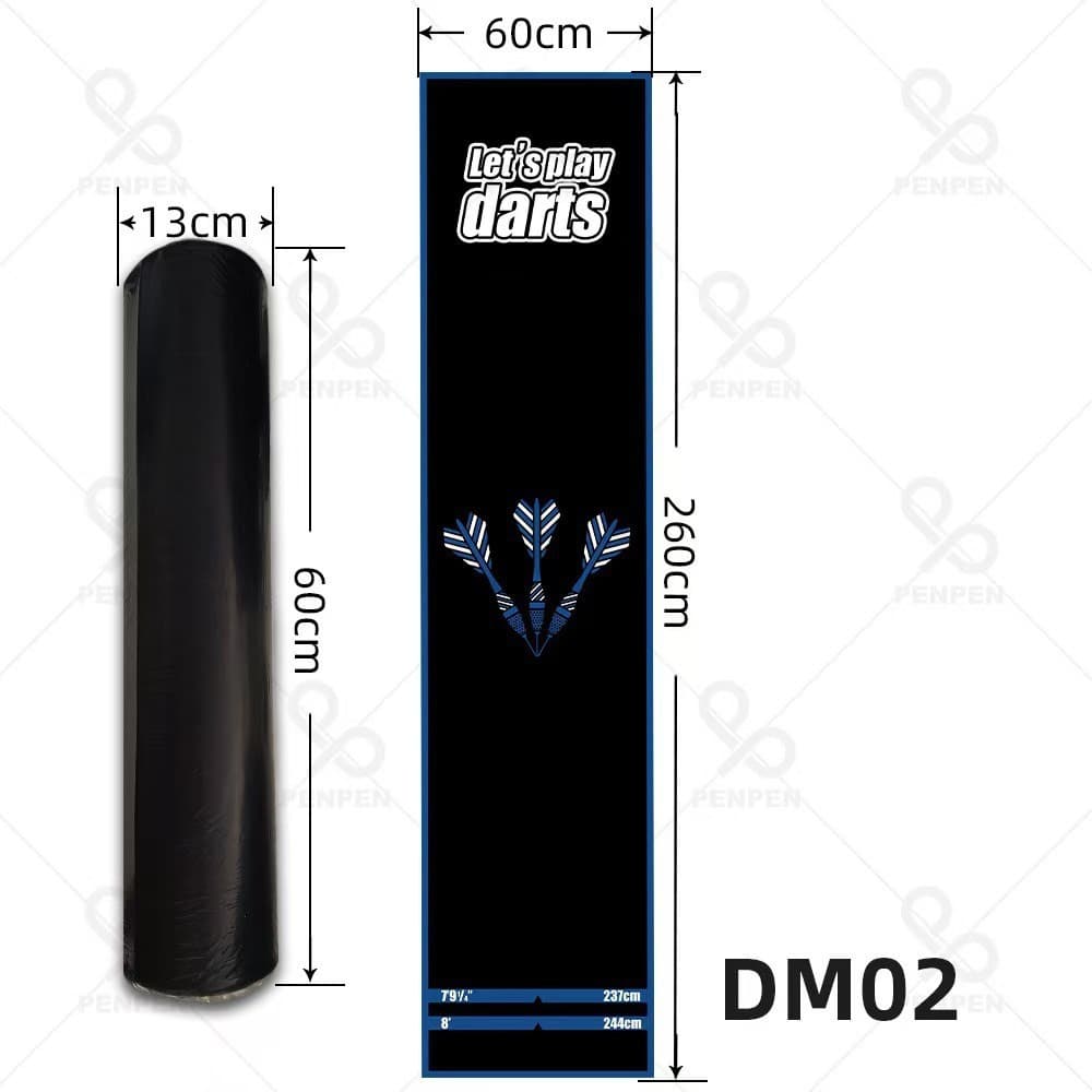 Cross-border Temu Hot Selling Dart Training Mat Indoor Sports Anti-Slip Floor Mat Entertainment Game Carpet Wholesale Drop Shipping