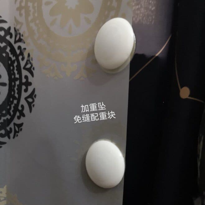 33g Gauze Curtain Window Screen Thin Curtain Water Blocking Curtain Sunshade Short Kitchen Curtain Curtain Weight Block Anti-Floating