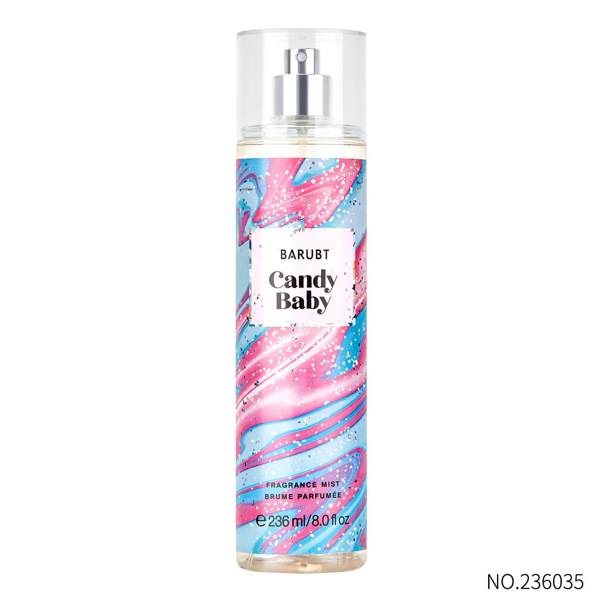TK Cross-border Temu Hot-Selling BARUBT Colorful Candy Perfume Spray 236ML Premium Long-Lasting Fragrance Supply