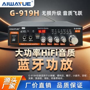 G-919H Bluetooth Amplifier Radio with Card Slot Audiophile HiFi Sound Quality KTV Speaker Bluetooth Amplifier