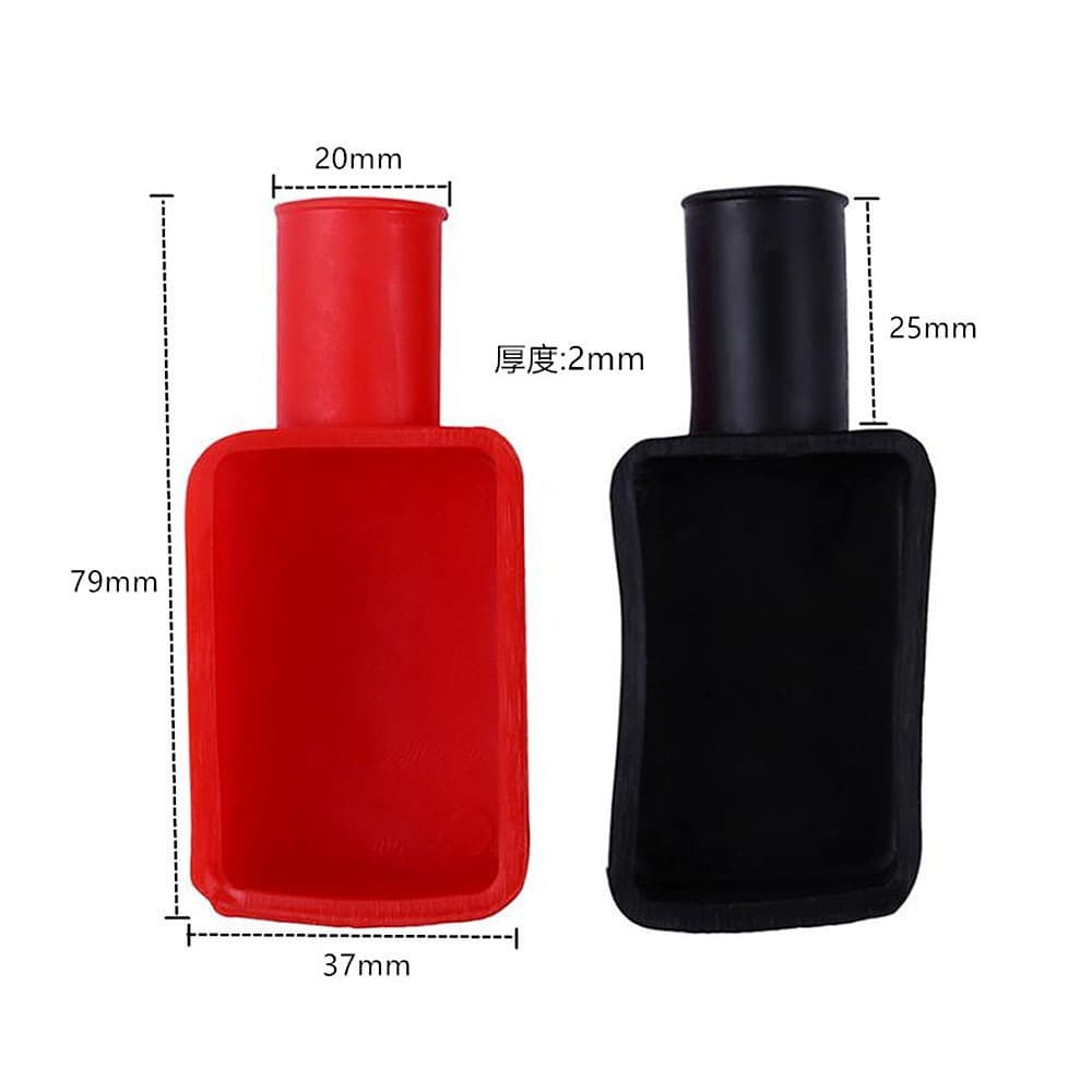 Car battery terminal positive negative protective cover rubber sleeve