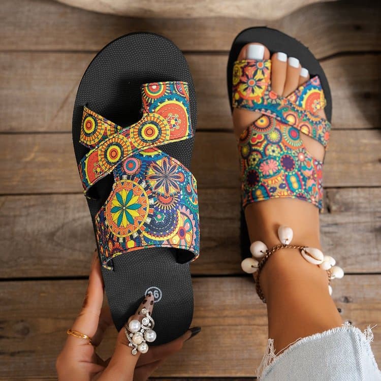 New European and American Cross-Border Roman Beach Sandals Casual Large Size Comfortable Soft Sole Foreign Trade Spring 2026 Wholesale Large Size