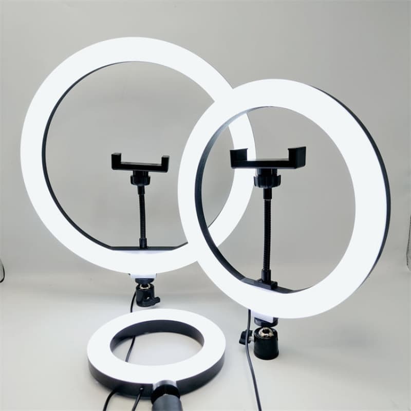 10-inch 13-inch Phone Live Streaming Ring Fill Light, Three-Color Light with Tripod for Photography and Selfie Beauty Lamp