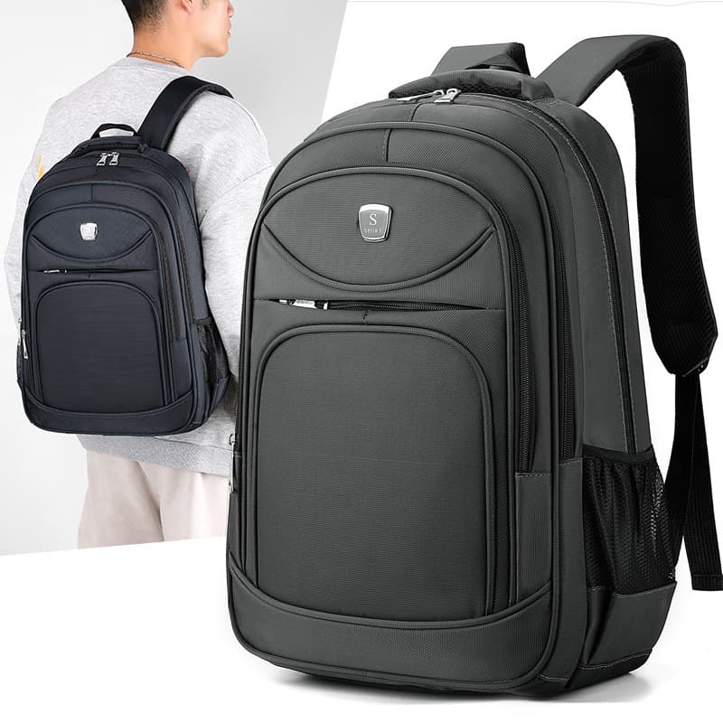 19-inch cross-border large capacity nylon backpack for business men, travel backpack, commuter backpack