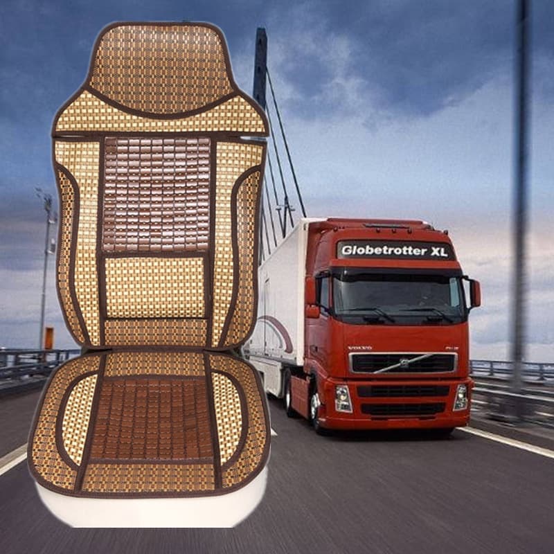 Truck Seat Cushion Summer Bamboo Slice Seat Cushion for Jiefang, Auman Mahjong Bamboo Mat Universal Cooling Mat Seat Pad