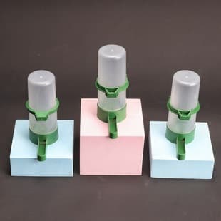 Small Bird Water Dispenser: Automatic Water Cup for Parrot, White-eye, Thrush, Automatic Feeder, Food Container, Bird Feeder