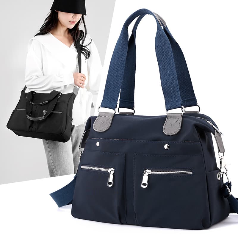 2025 Cross-Border Trend Women's Shoulder Bag Nylon Tote Handbag Large Capacity Crossbody Bag The Tote Bag
