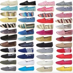 Tom Thomas Cloth Shoes, Loafer Slip-On, Solid Color Flat Casual Shoes, Men's and Women's Slip-On Casual Cloth Shoes