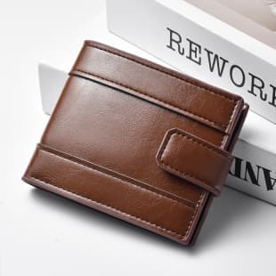 Vintage Waxed Leather Wallet, Premium Multi-Slot Clutch, Men's Coin Purse, Large Capacity Zipper Wallet, Trendy