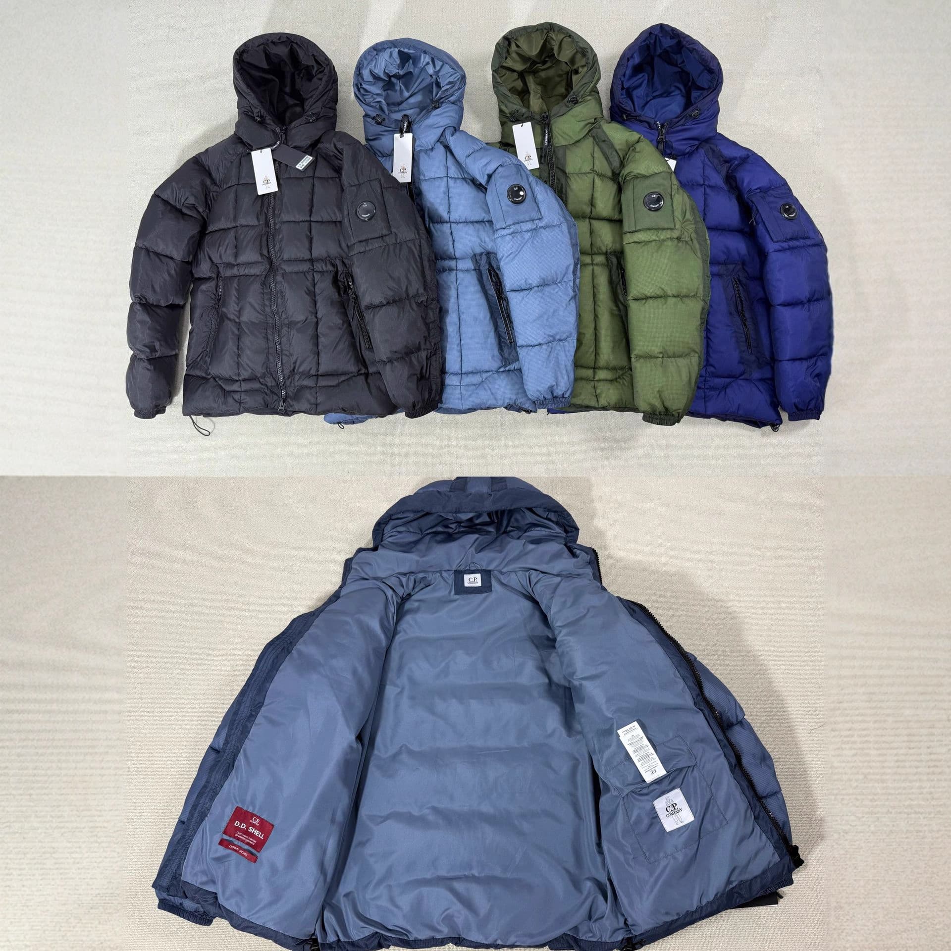 Cross-border CP Cotton Jacket Coat Company Autumn Winter Thickened Warm Hooded Top Trendy Brand Ins Outdoor