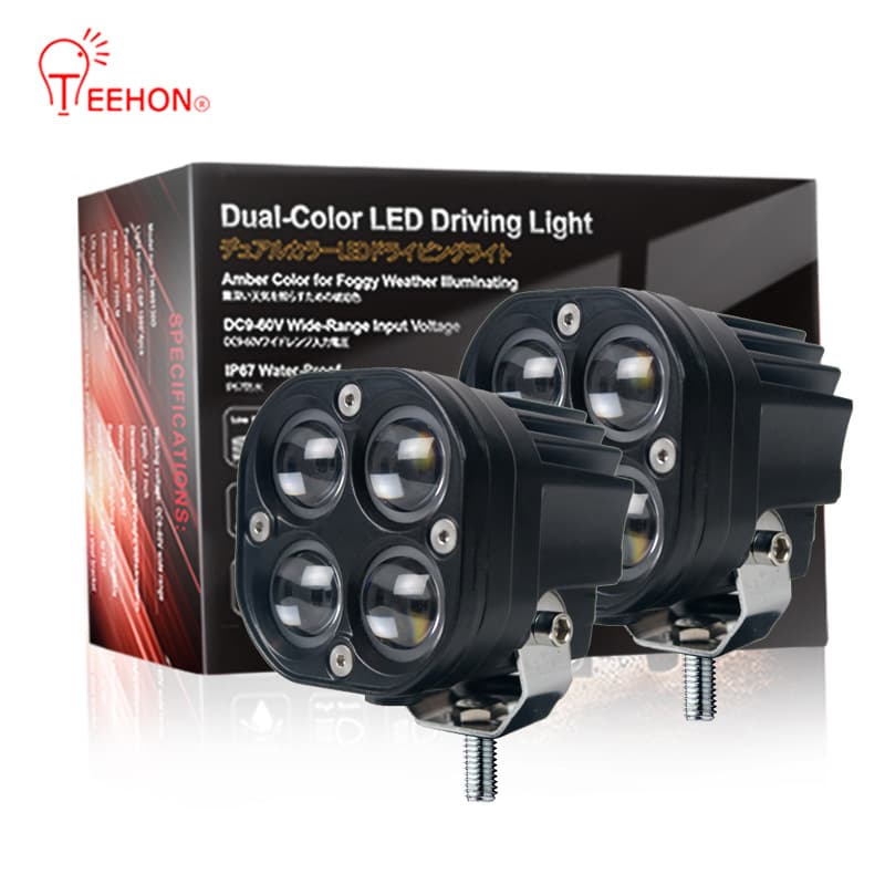 Cross-border LED Car Headlight Off-road Work Light 80W Modified Motorcycle Auto Accessories Factory