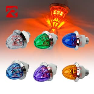1-2 LED Small Watermelon Light, Truck Side Light, Trailer Side Light, Warning Light, Clearance Light, Decorative Light