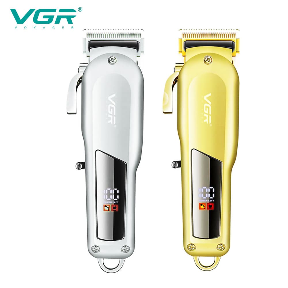 High Power Electric Hair Clipper LCD Display Hair Trimmer Rechargeable Stainless Steel Blade Universal Use Non-Waterproof