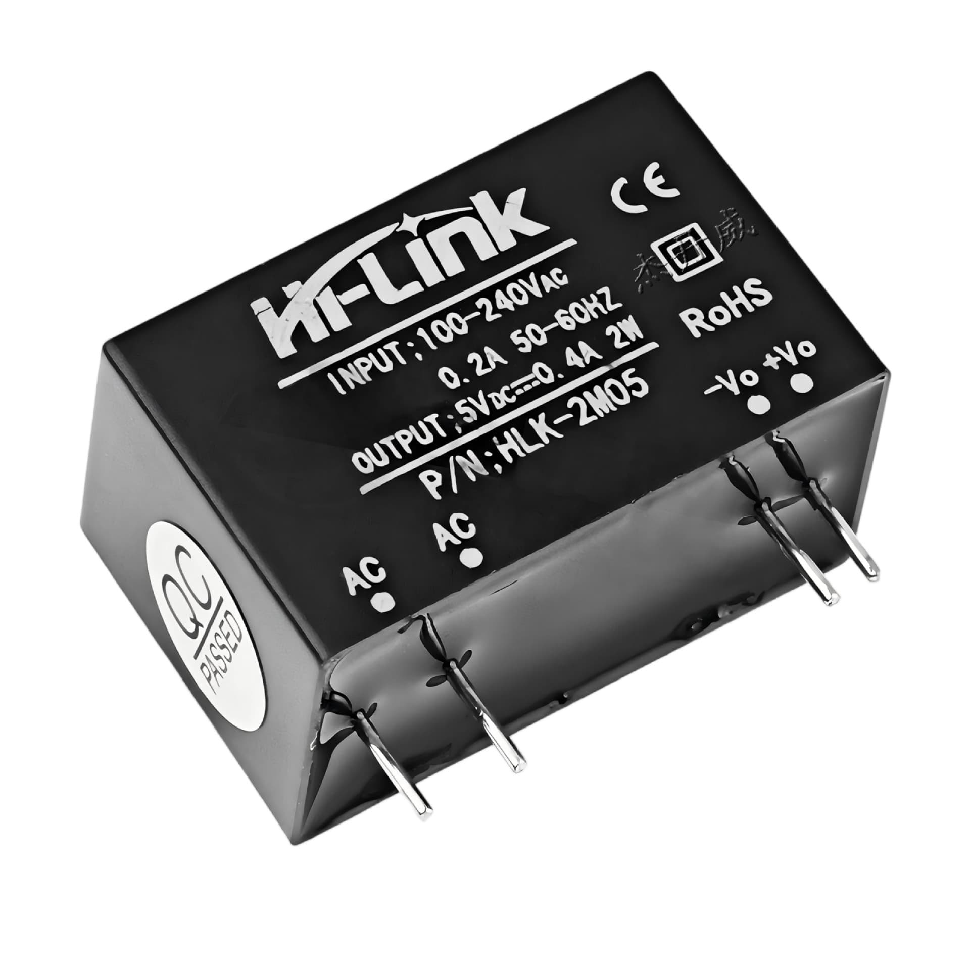 Brand New Original HLK-2M05 SIP Package, 30x16mm 2W Ultra-Compact Series Module Power Supply