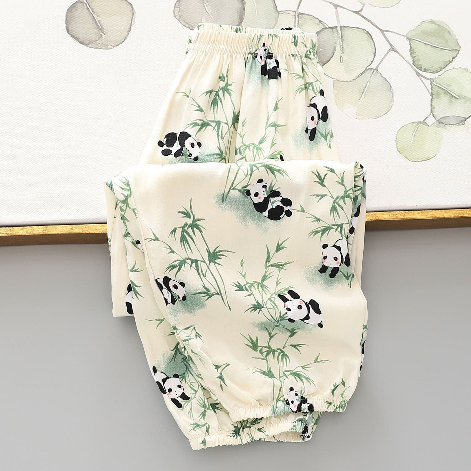 Children's Cotton Silk Mosquito-Proof Pants, New Style for Older Kids, Outer Wear, Lightweight Home Pants, Beach Pants, Sleep Pants for Boys