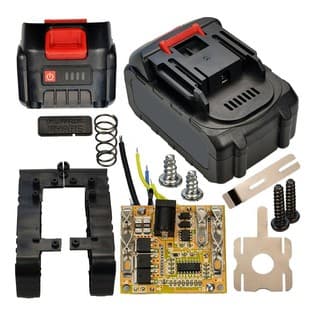 Makita Style Battery Shell Wrench Battery Shell 18650 Battery Case Power Tool Lithium Battery Shell Kit