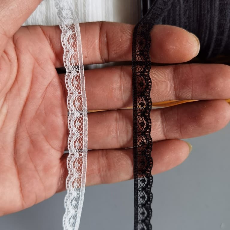 Foreign Trade Cross-border Taiwan-made Soft Lace, Thin White Handmade DIY Doll Hem Trim, Wide Supply Available