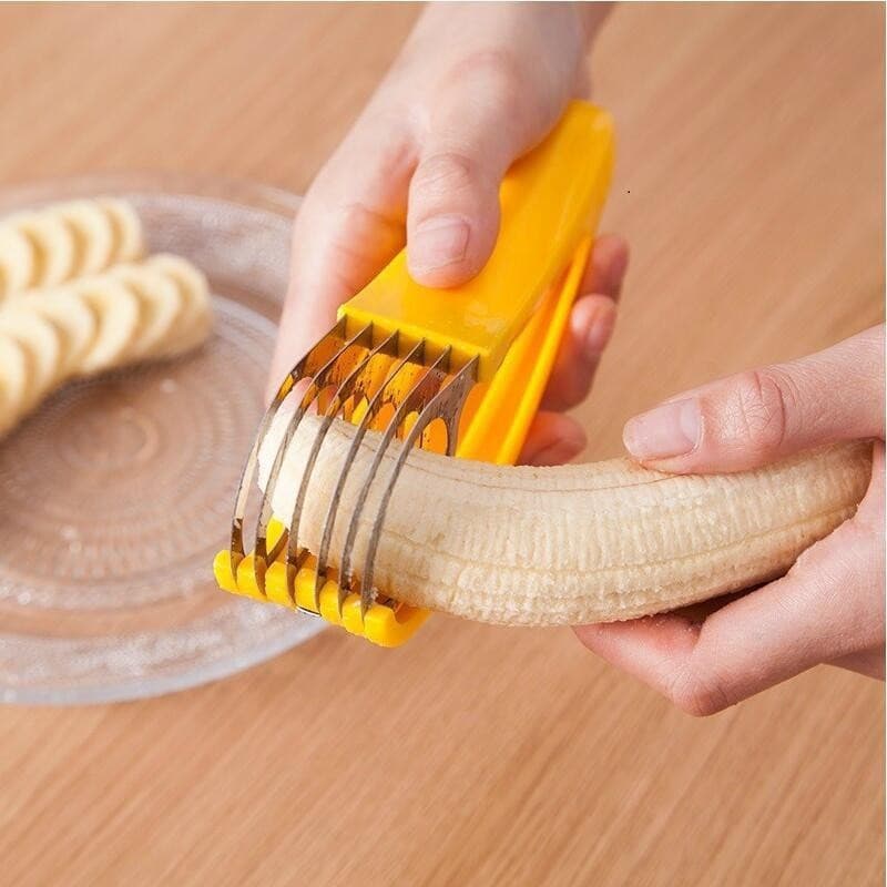 Creative Fruit Cutter, Kitchen Gadget, Banana Slicer, Fruit Divider, TV Product