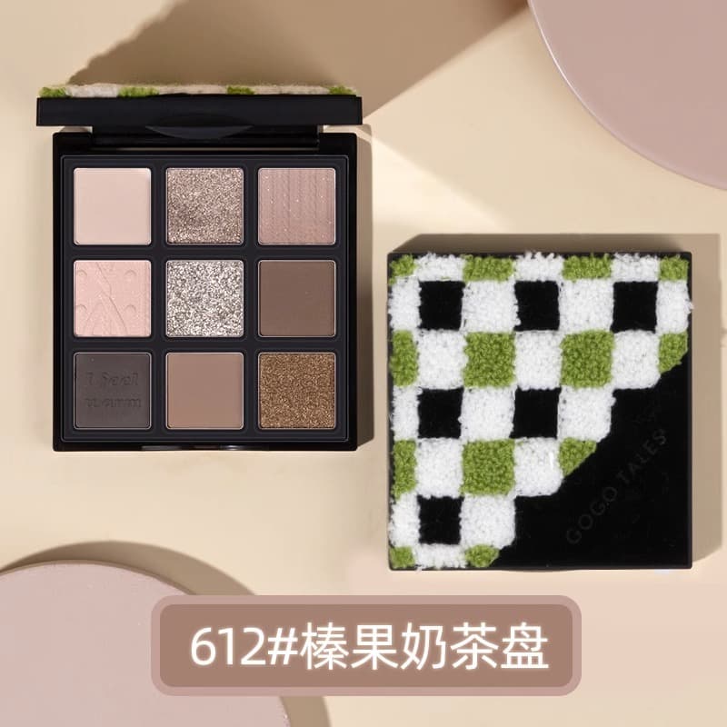 gogotales Admiration Velvet Eyeshadow Palette 605 Beginner Matte Shimmer Earth Tones Glitter Sequins
