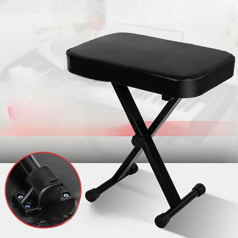 Simple Foldable Piano Bench Electronic Keyboard Bench Digital Piano Stool Chair Guzheng Stool Erhu Stool Piano Bench Guitar Stool