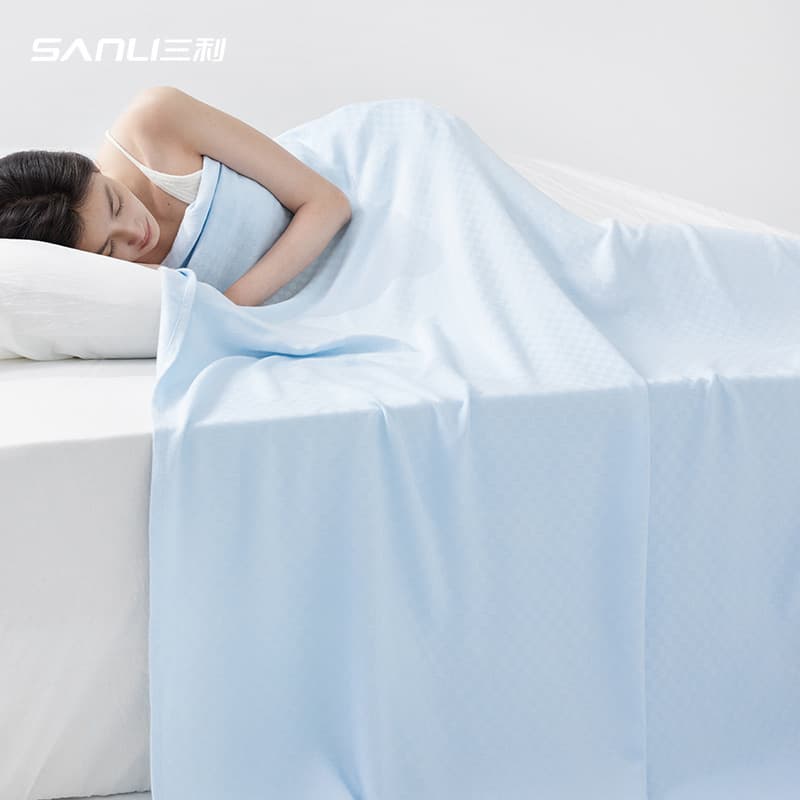 Sanli Towel Regenerated Cellulose Fiber (Bamboo Fiber) Towel Quilt Waffle Summer Blanket Single or Double Lunch Blanket