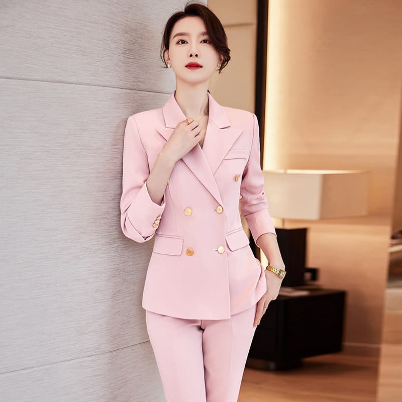Women's Blazer Spring Autumn Professional Wear High-End Elegant British Style Formal Suit Set Manager Interview Workwear